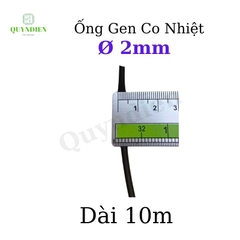 Gen co nhiệt size 2mm màu Đen