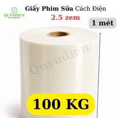 Giấy Phim Sữa Cách Điện 2 Mặt Bóng Dày 0.25mm