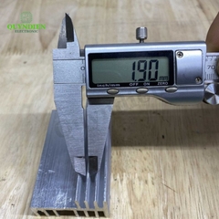 Nhôm tản nhiệt 2 tầng 7 cánh dài 7cm nhôm 2 vế 70x44x29mm