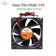 Quạt Tản Nhiệt 24V 9x9cm dày 2.5cm
