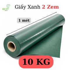 Giấy Xanh Cách Điện 1 Mặt Bóng 1 Mặt Xù Dày 0.2mm