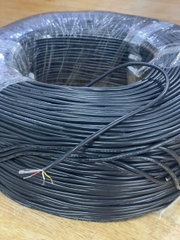Dây 3 tín hiệu đồng xi bạc 3mm màu đen 26 AWG