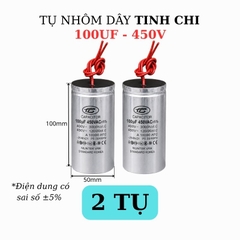 Tụ Nhôm Dây 100uF - 450V