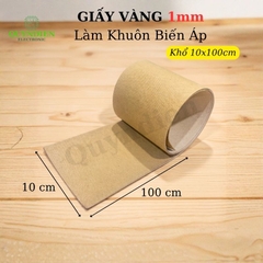Giấy Cách Điện Làm Khuôn Biến Áp Dày 1mm Màu Vàng