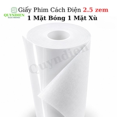 Giấy Phim Cách Điện 1 Mặt Bóng 1 Mặt Xù Dày 0.25mm