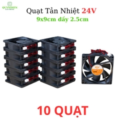 Quạt Tản Nhiệt 24V 9x9cm dày 2.5cm