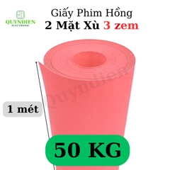 Giấy Phim Cách Điện Hồng Dày 0.3mm