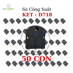 D718 transistor  hãng KEC - lưng đồng mạ NIKEN chất lượng - hàng mới
