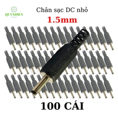 Jack, Giắc sạc DC 1.5 Chui đực DC 1.5mm) Loại nhỏ