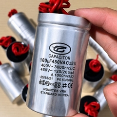 Tụ Nhôm Dây 100uF - 450V