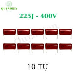 Tụ Kẹo Nâu đỏ CL21 225J 400V