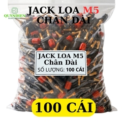 Trạm Loa Ampli Jack Loa Đôi Đỏ Đen M5 Chân Dài
