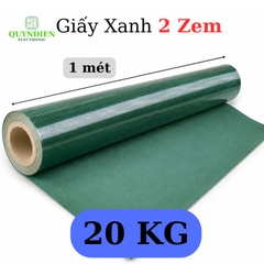 Giấy Xanh Cách Điện 1 Mặt Bóng 1 Mặt Xù Dày 0.2mm