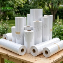 Giấy Phim Cách Điện Trắng 1 Mặt Bóng 1 Mặt Xù Dày 0.2mm