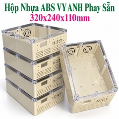 Hộp nhựa Phay sẵn IGBT nắp mica Trong 320x240x110mm