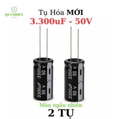 Tụ Hóa 3300uf/50v Màu ngẫu nhiên