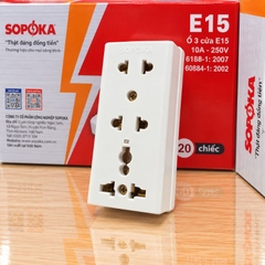 Ổ Cắm điện 3 Cửa Công Suất 2200W E15