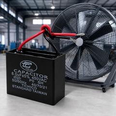 Tụ Đề Kapa Vuông Tinh Chi 8uF 450VAC