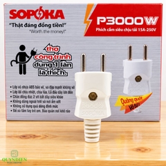 Phích Cắm Điện Siêu Chịu Tải P3000W-TH