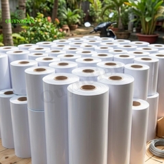 Giấy Phim Cách Điện Trắng 1 Mặt Bóng 1 Mặt Xù Dày 0.2mm