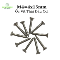 Ốc Vít Thái Ren Xoắn Đầu Col M4x15mm