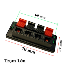 Jack Cắm Loa 4 Cổng Trạm loa cầu đấu dây loa 4 chân (TRẠM NHỎ)