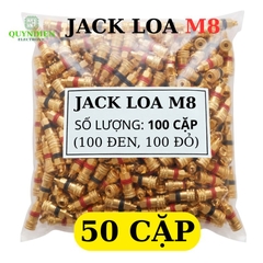 Jack Loa - Cọc Loa M8 Cốt Đồng Đỏ Đen