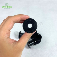 Lõi Nhựa Audio 2 Đầu Tròn Quấn Cuộn Cảm Phân Tần Loa - Màu Đen