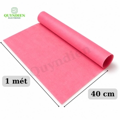 Giấy Cách Điện Hồng Khổ 40x100cm Dày 0.3mm