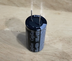 Tụ lộc nguồn 100uf 450V mới 100% chân mềm