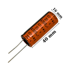 Tụ Hóa Lọc Nguồn 4700uF/35V Màu CAM