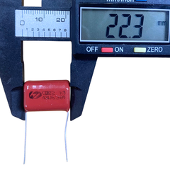 Tụ Kẹo Nâu đỏ CBB22 474J-630V