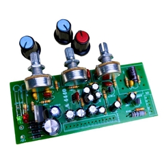 Mạch khuếch đại âm thanh LA4440 có chỉnh TREBLE BASS 19W, DC 12V-14V chưa có IC