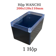 Hộp Nhựa ABS WANCHI Cao 200x120x110mm Đen Trong