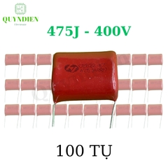 Tụ Kẹo nâu đỏ CBB22 475J-400V