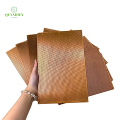Bo Mạch Phíp Đồng Đục Lỗ Kích Thước 30x23 cm Bảng Mạch Đục Lỗ Sẵn PCB Nâu
