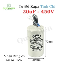 Tụ Đề Máy Bơm Nước 20uF 450V Tụ Kapa Tinh Chi