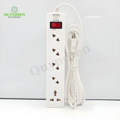 Ổ Cắm Lõi sứ chống cháy 5 Cửa Chéo con tắc 2200W  - VAT - Ổ cắm chéo 5 cửa 2200W 5A2-5