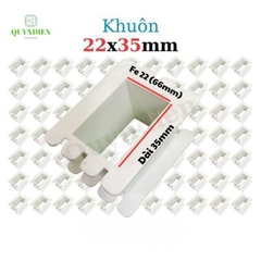 Khuôn Nhựa Quấn Biến Áp Fe Silic 22x35mm
