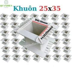 Khuôn Nhựa Quấn Biến Áp Fe Silic 25x35mm
