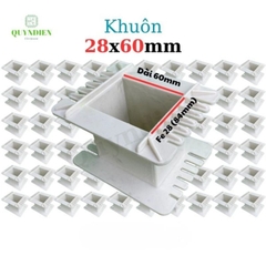 Khuôn Nhựa Quấn Biến Áp Fe Silic 28x60mm