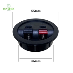 Trạm loa cầu đấu dây loa tròn 2 chân cho âm thanh thùng loa