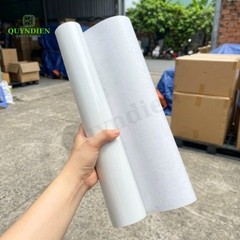 Giấy Phim Cách Điện Trắng 1 Mặt Bóng 1 Mặt Xù Dày 0.25mm