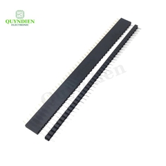 Hàng Rào Cái Đơn Lỗ Vuông Chân Dẹp Thẳng 40 Pin (Header 2.54 40 Pin)