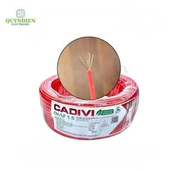 Dây Điện Cadivi Dây Đơn Lõi 7 Sợi CV1.5 - Cuộn 1 Mét