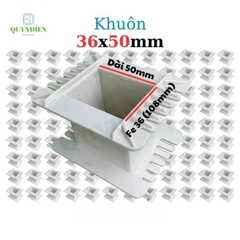 Khuôn Nhựa Quấn Biến Áp Fe Silic 36x50mm
