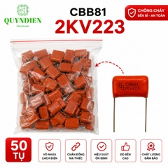 Tụ Kẹo Nâu Đỏ CBB81 2KV223
