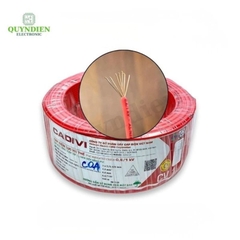 Dây Điện Cadivi Dây Đơn Lõi 7 Sợi CV1 - Cuộn 1 Mét