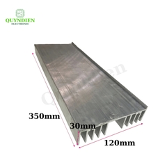 Nhôm tản nhiệt 10 Lá dài 35cm 350x120x30mm loại Dầy 1 tấm