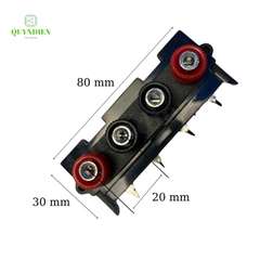 Trạm loa cầu đấu dây loa 4 chân (1 cái)